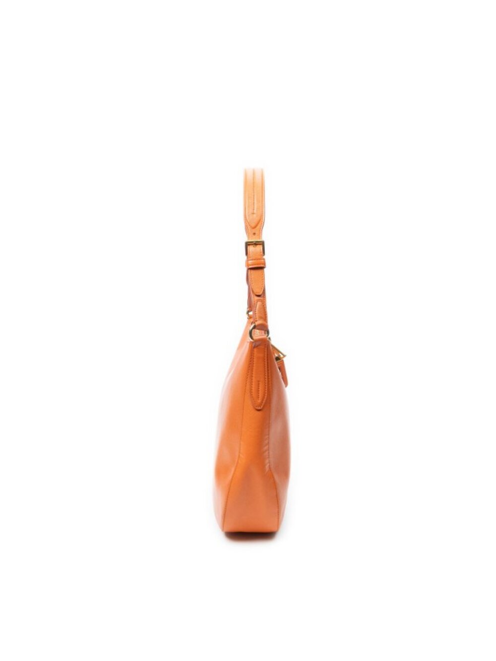 Prada Zip Hobo Orange Saffiano Leather - Picture 4 of 10